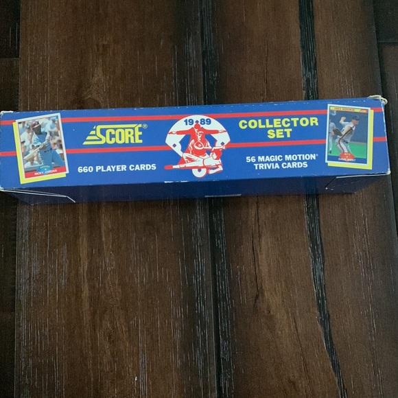 1989 Score baseball card Collector Set - Picture 3 of 3
